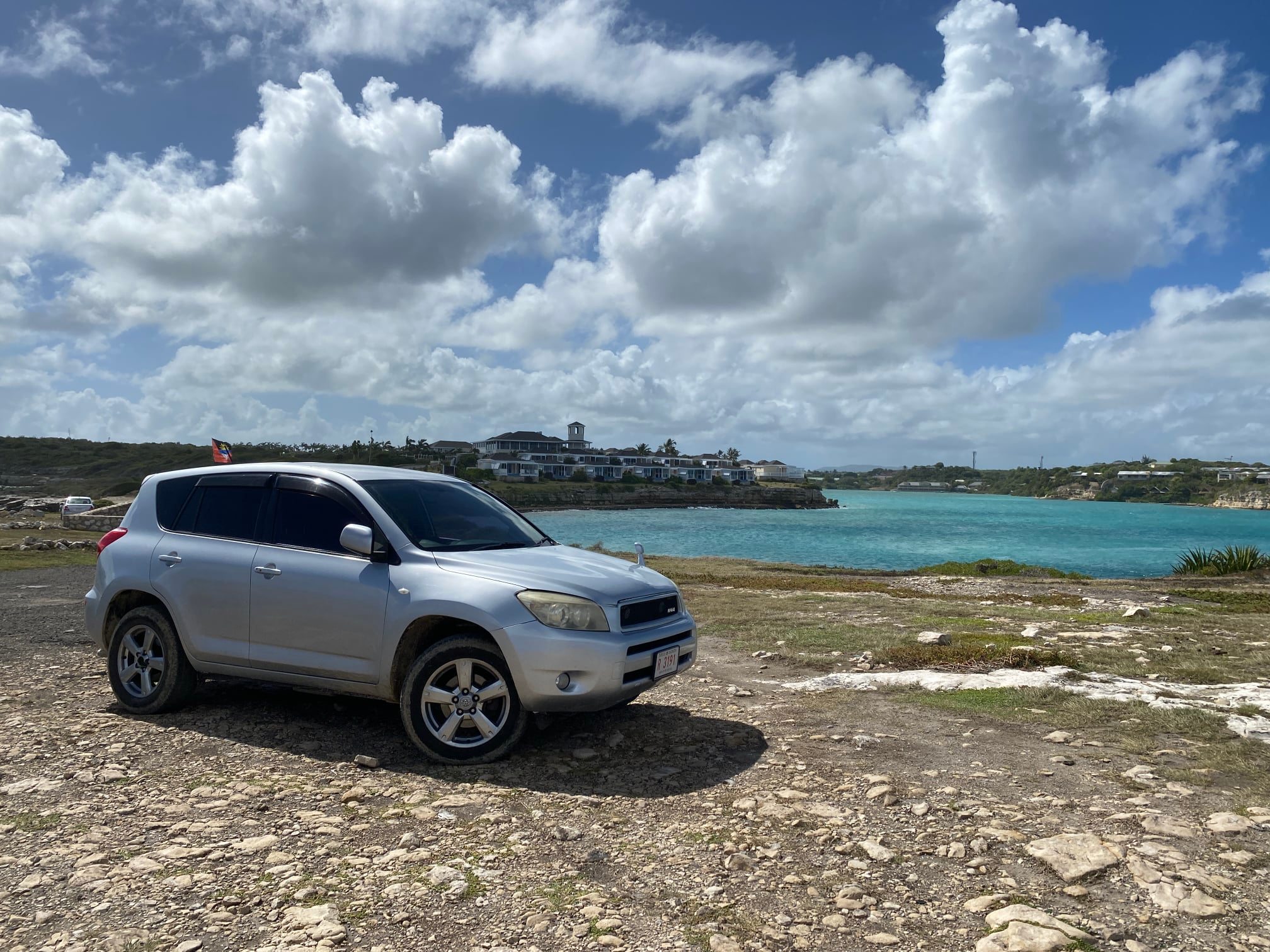 Toyota koju su rentali na Antigvi