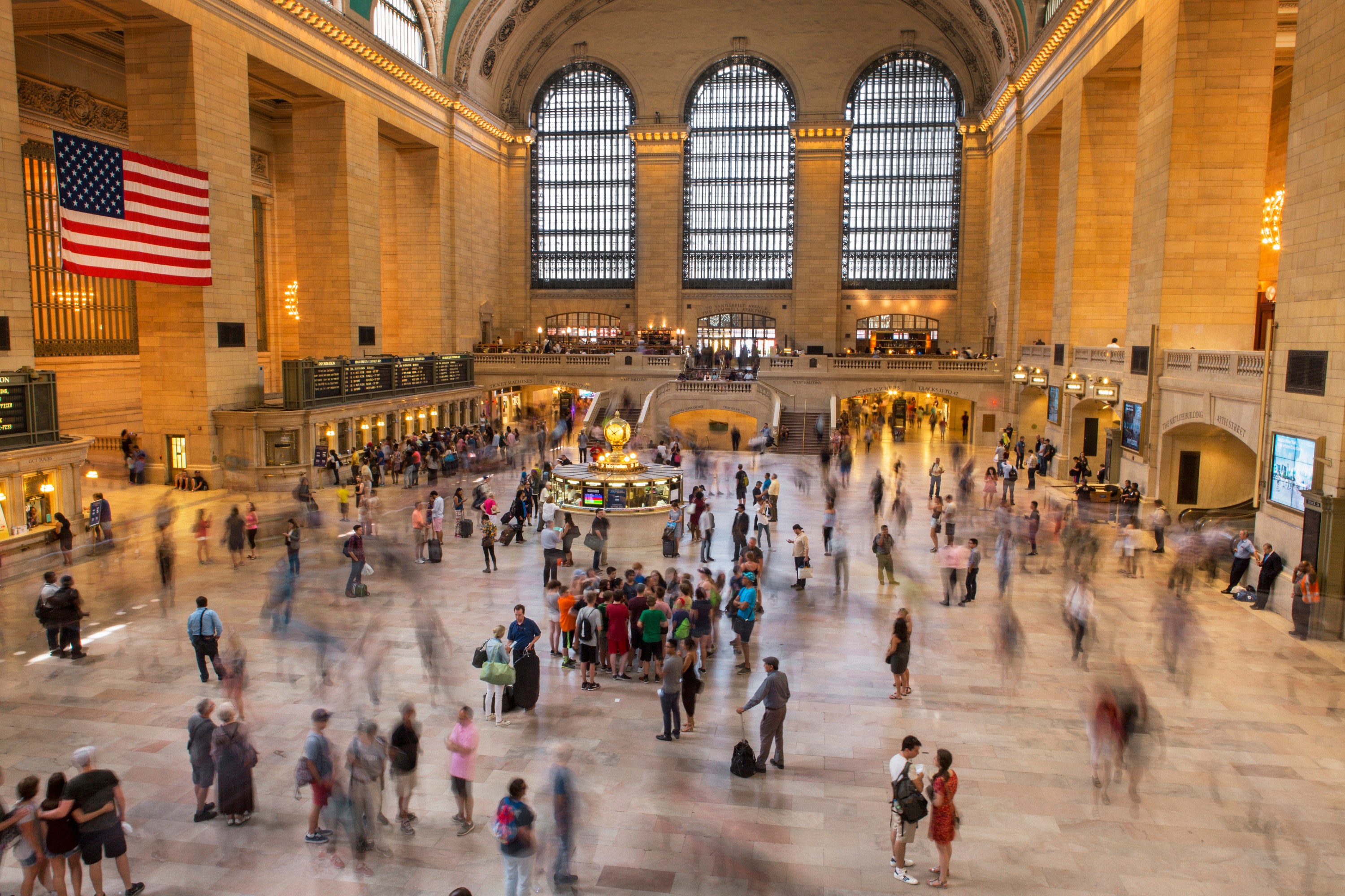 People in Grand Central Terminal