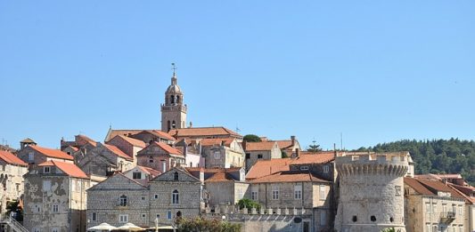 korčula Croatie before summer