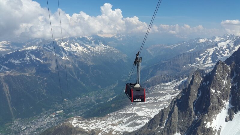 Chamonix ski lift