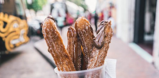 Churros s nutellom
