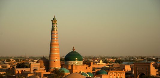 Pogled na grad Khiva u Uzbekistanu