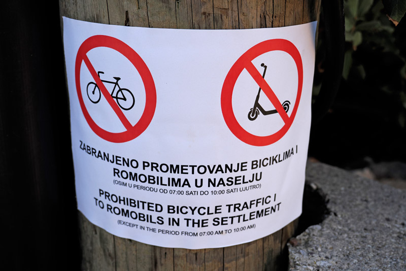 Na Silbi je zabranjeno prometovanje automobila