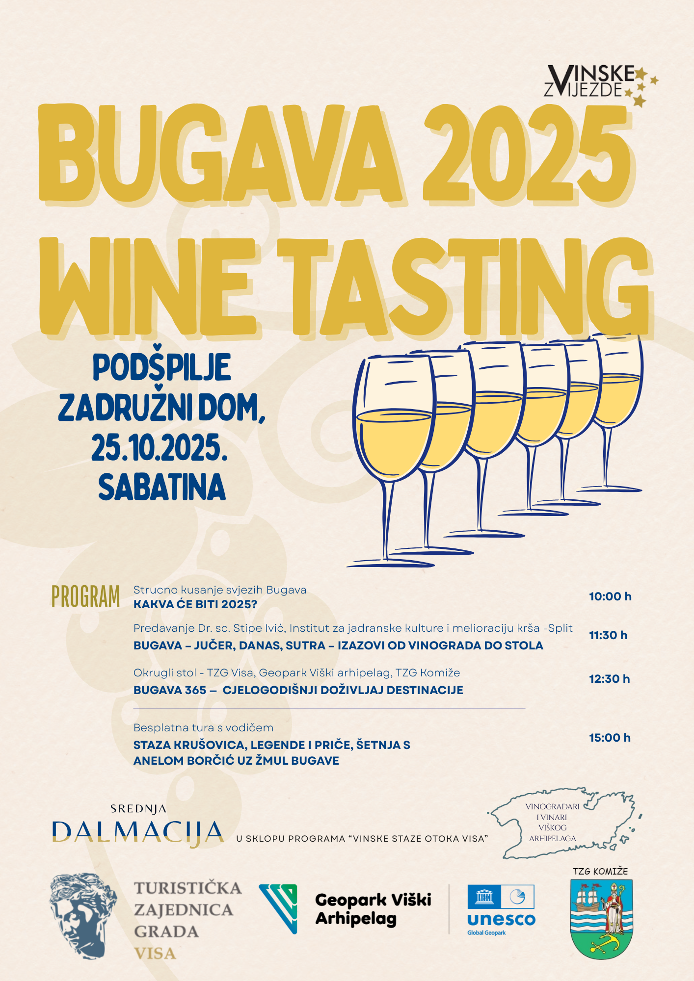 Program Bugava 2025 Wine Tasting