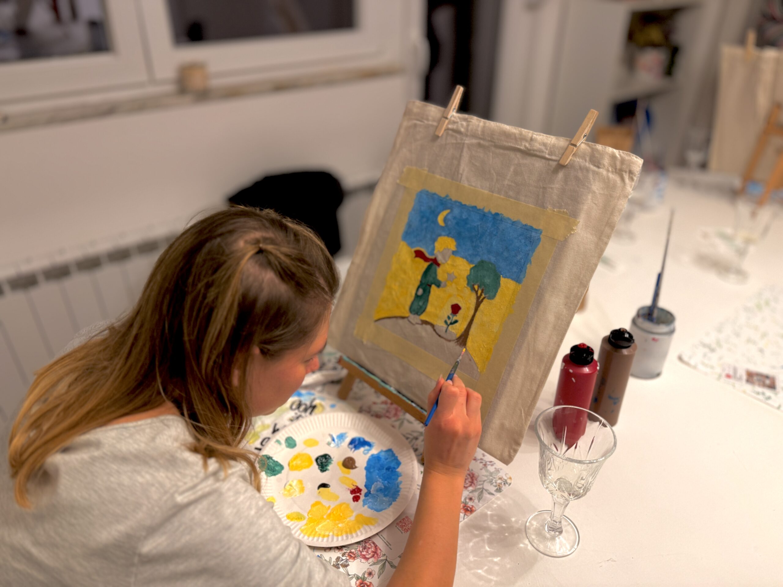 Oslikavanje platnene torbe