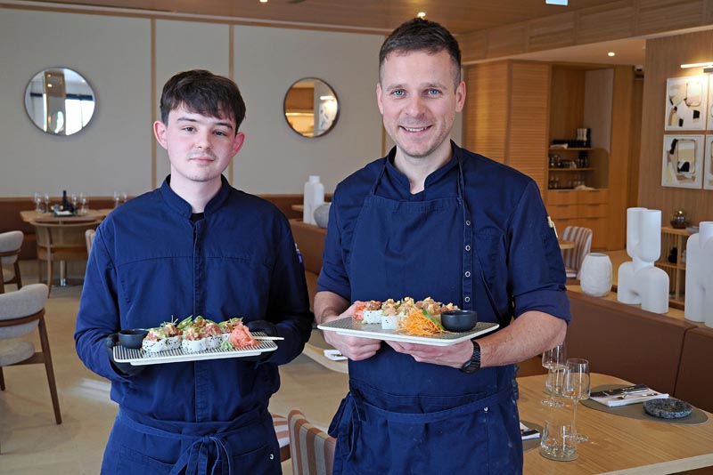 Jan Parmać i chef Andrej Ivaniš