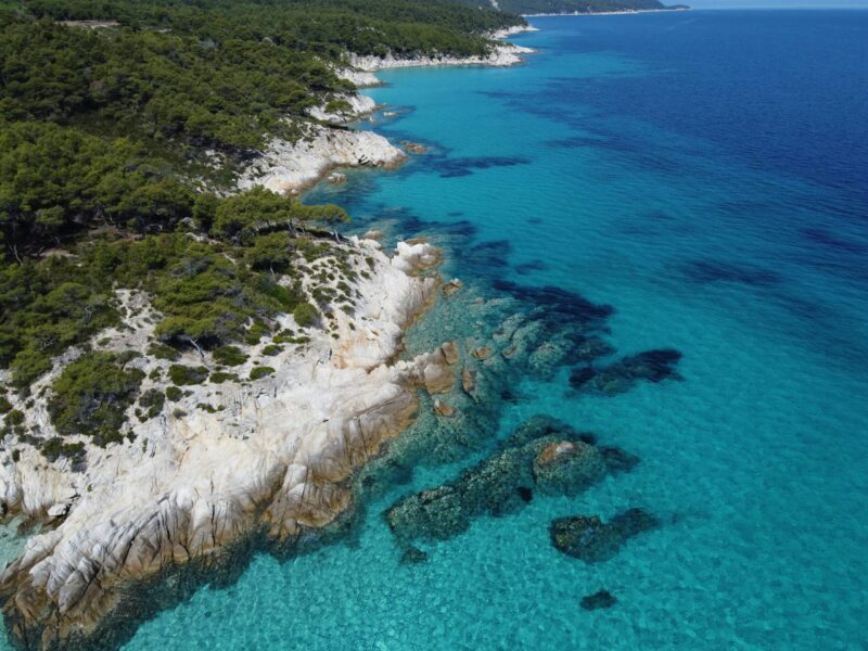 Plaža Kavourotrypes na Sitoniji